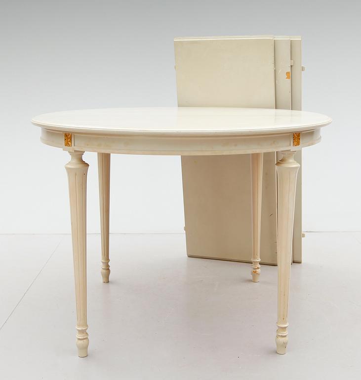 MATGRUPP, 7 delar, gustaviansk stil, 1900-talets mitt.