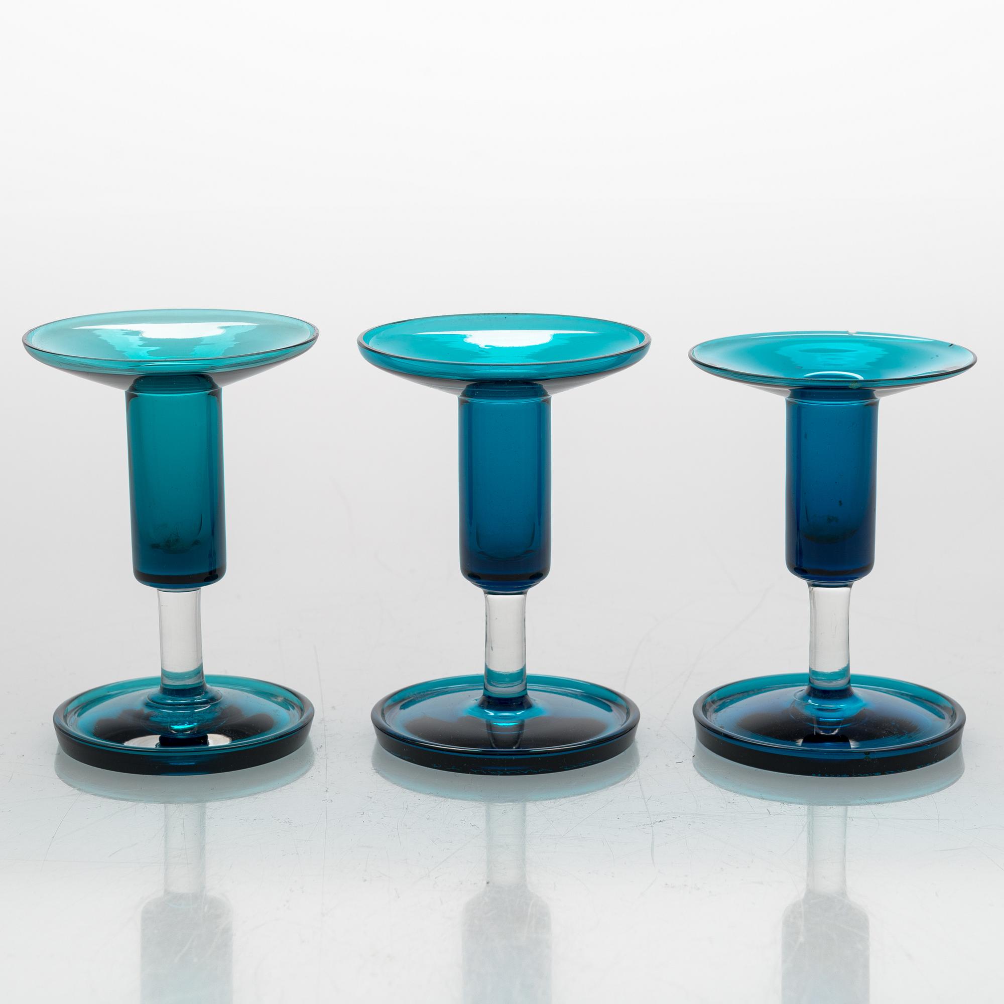 Nanny Still, a 26-piece 'Harlequin' glassware for Riihimäen Lasi Oy.
