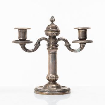 Kandelabrar, silver, ett par, Tetard Frères, Frankrike, omkring år 1900.