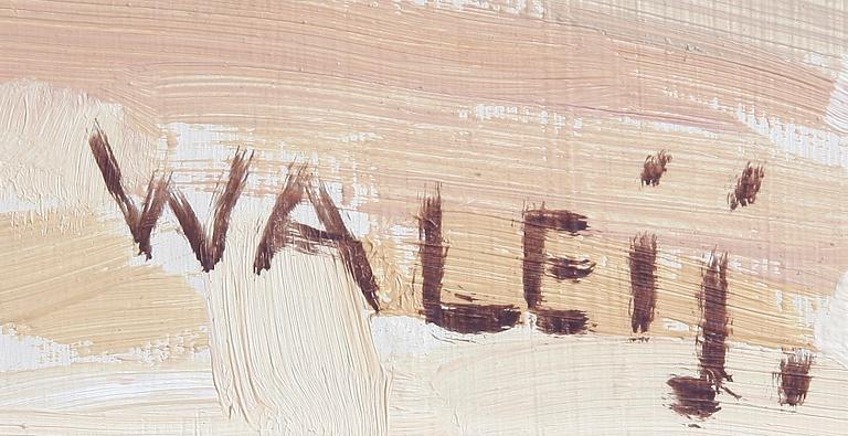 OKÄND KONSTNÄR 1900-tal. Sign Waleij.