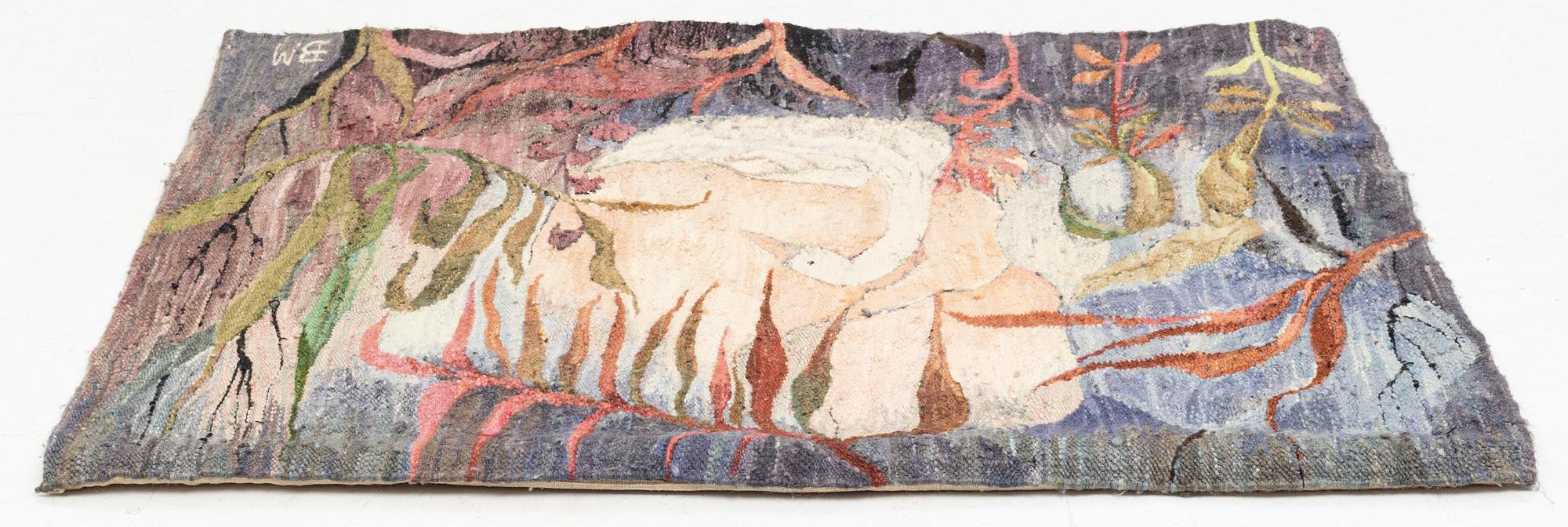 Gobeläng, signerad BM, Polen, ca 123 x 97 cm.