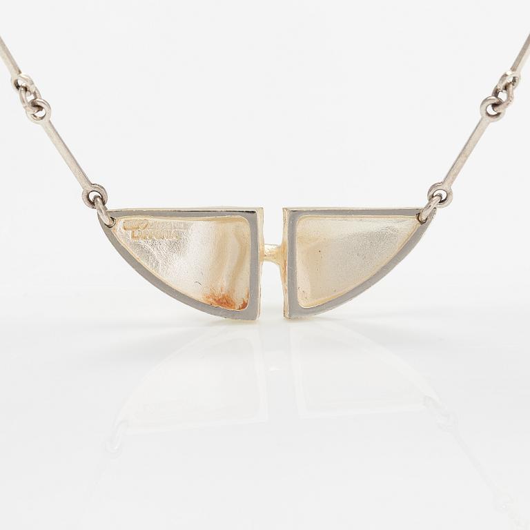 Björn Weckström, A sterlingsilver necklace "Styx". Lapponia 1997.