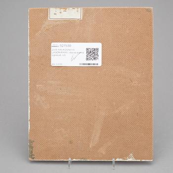 ZOIA KRUKOVSKYA LAGERKRANS, olja på pannå, signerad.