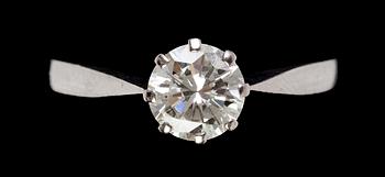 1031. RING, briljantslipad diamant, 1.12 ct.