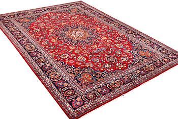 A Meshed carpet, c. 352 x 250 cm.