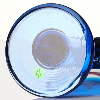 Oiva Toikka, a "Lollipop" glass sculpture, Nuutajärvi, Notsjö, Finland, 2004, ed 63/200.