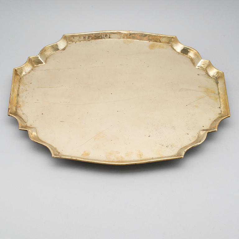 BRICKA, mässing, 1800-tal.