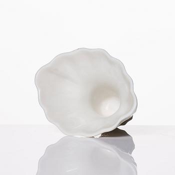 A Chinese blanc de chine libation cup, Qing dynasty, Kangxi (1662-1722).