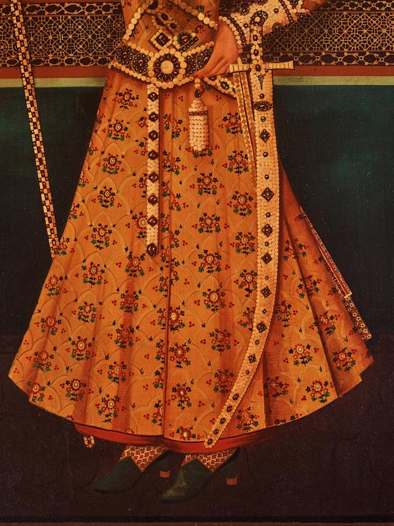 Mihr 'Ali Hans efterföljd, "Fath-Ali Shah Qajar" (1772-1834).