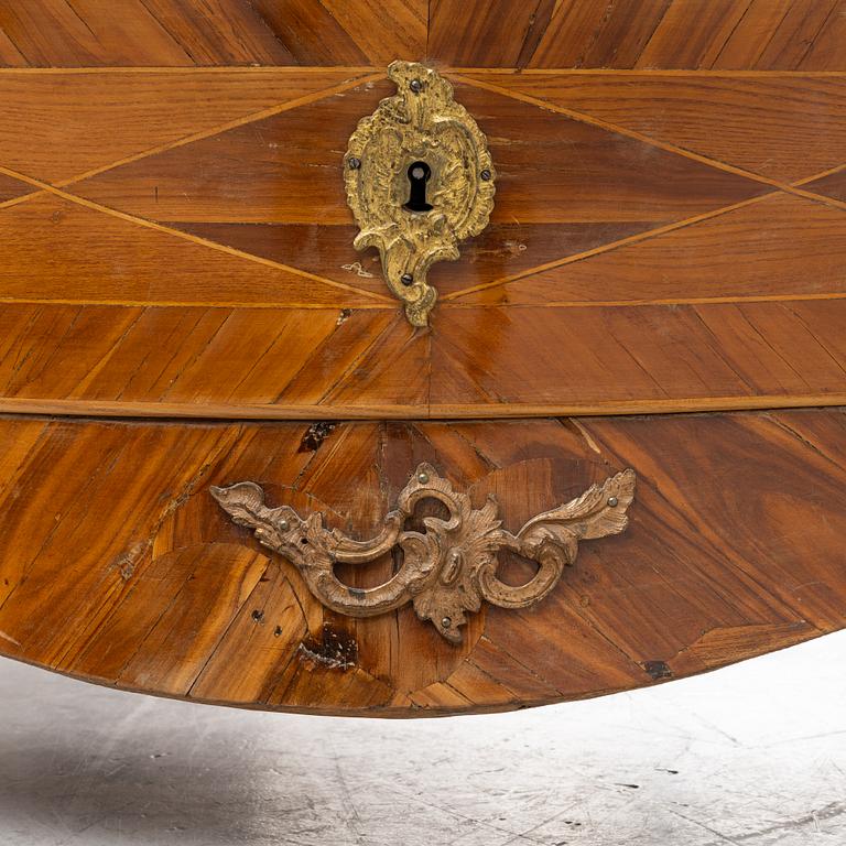 A Rococo chest of drawers, second half of the 18th Century.