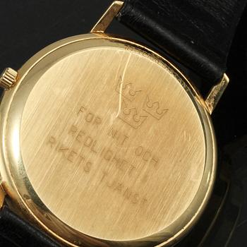 HERRARMBANDSUR, 18 k guld, "seastar", Tissot, 1900-talets senare del.