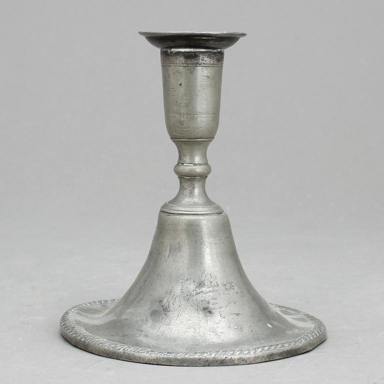 LJUSSTAKE, tenn, Carl Gustaf Malmborg, Stockholm, 1786.