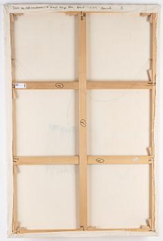 Francois Arnal, mixed media on canvas, signed and dated -93.