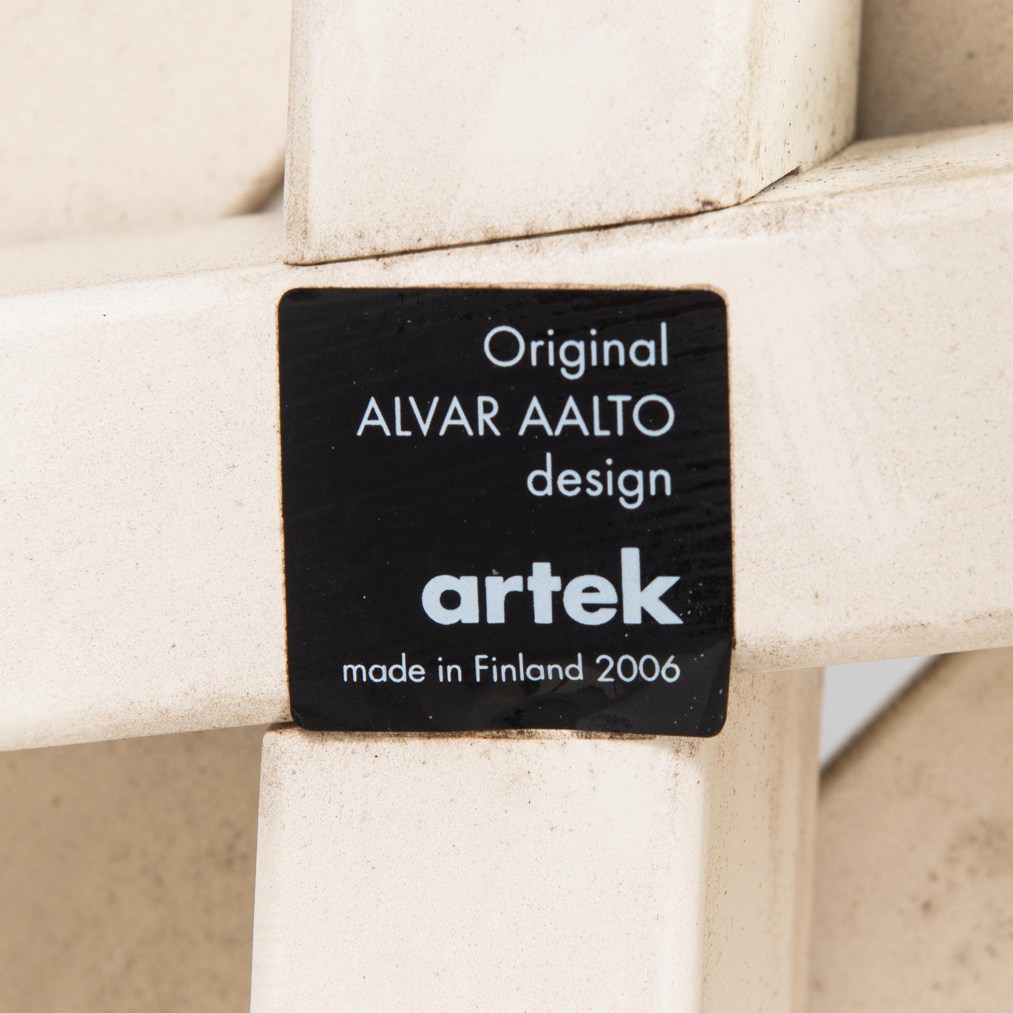 Alvar Aalto, A five-piece 'Aurinko' (Sun-series) garden furniture suite for Artek 2006.