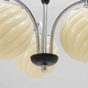 A functionalist ceiling lamp, 1930s.