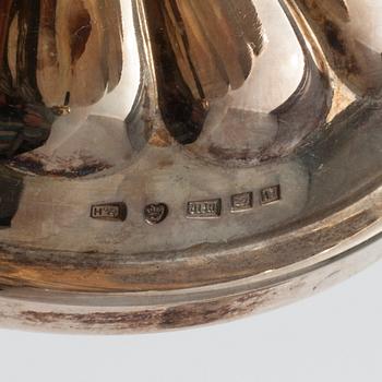 KAFFESERVIS, 3 delar, silver, Hopea Oy, Helsingfors 1962. Vikt 1066 g.