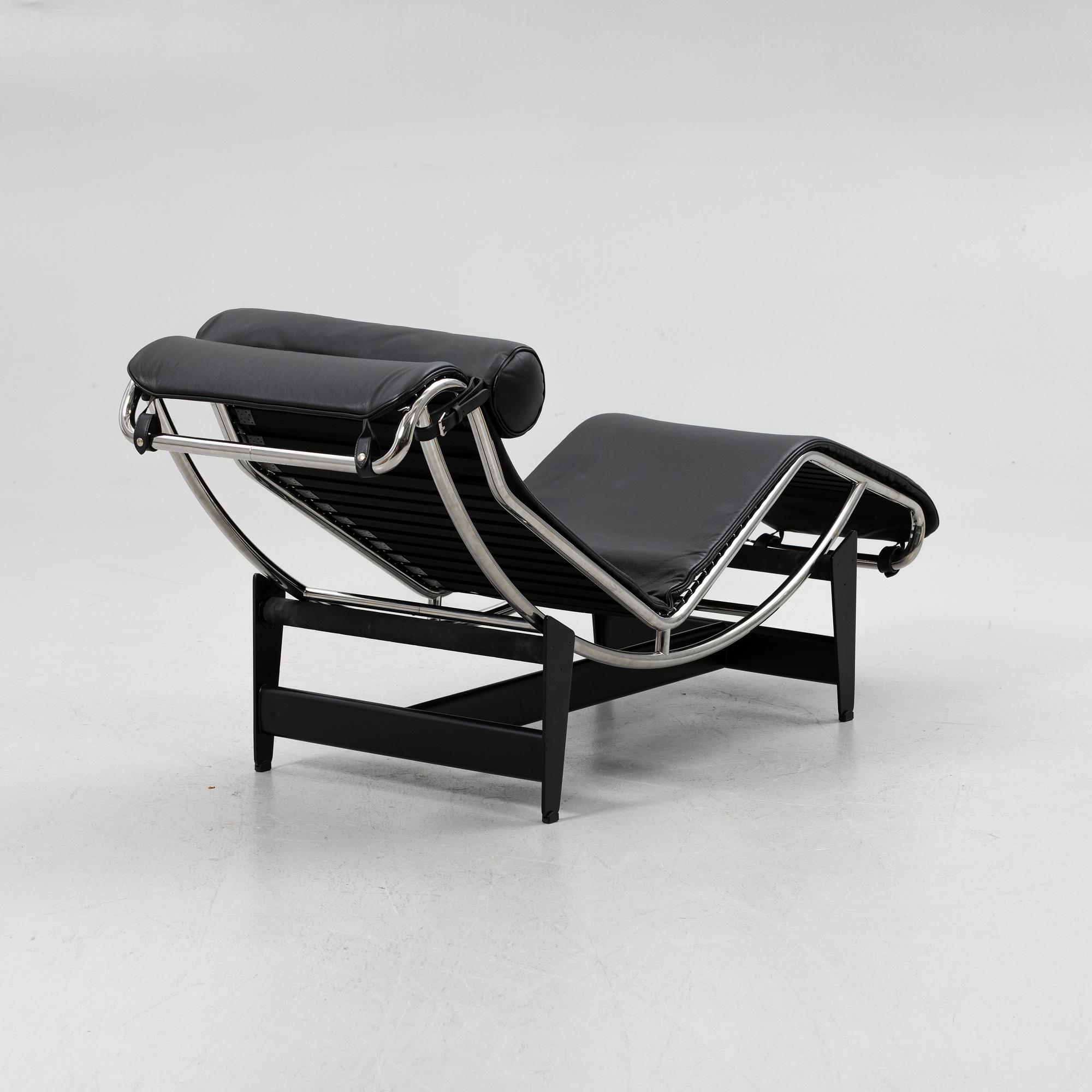 Charlotte Perriand & Le Corbusier, vilstol, "LC4", Cassina, Italien.