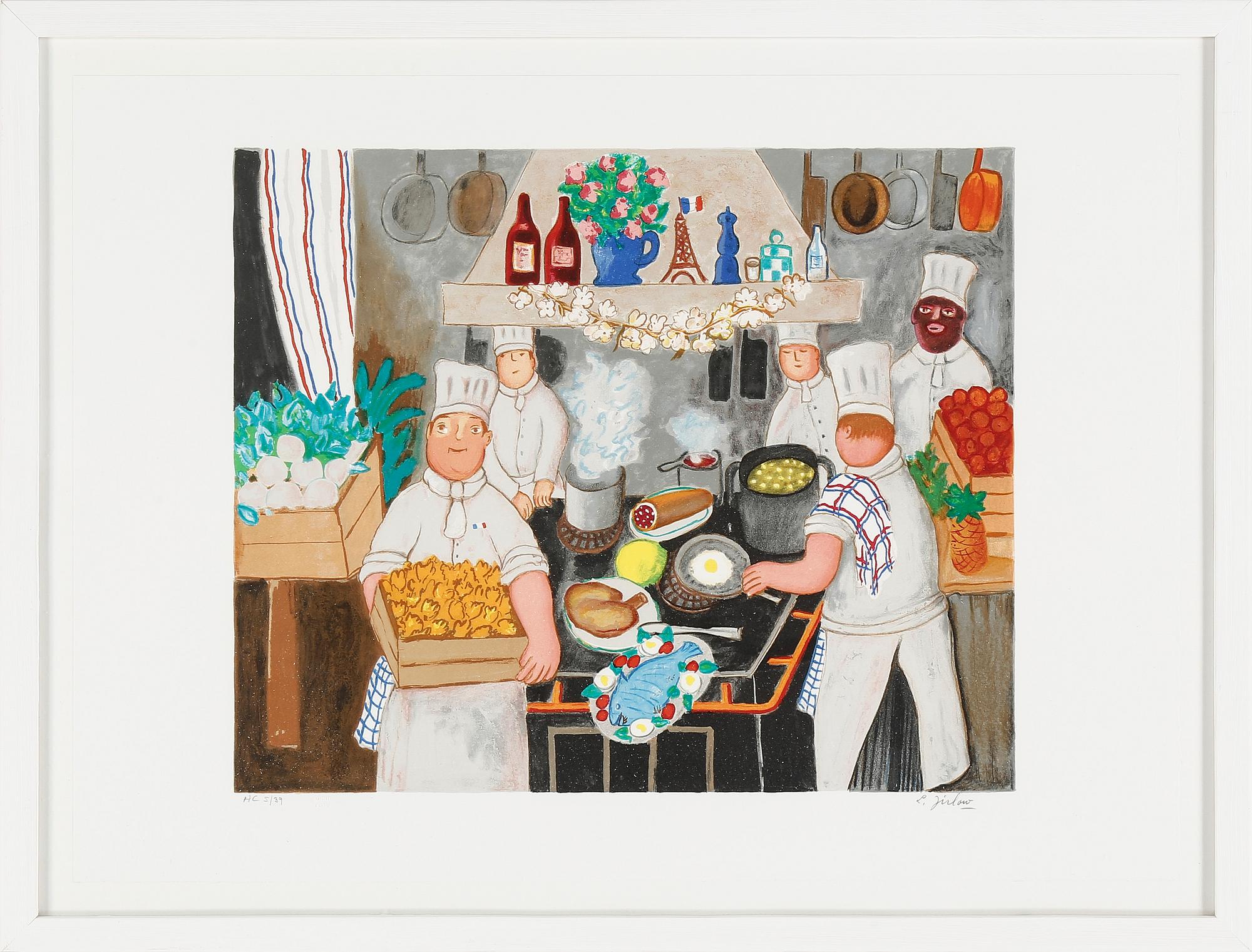 LENNART JIRLOW, färglitografi, signerad och numrerad HC 5/39.