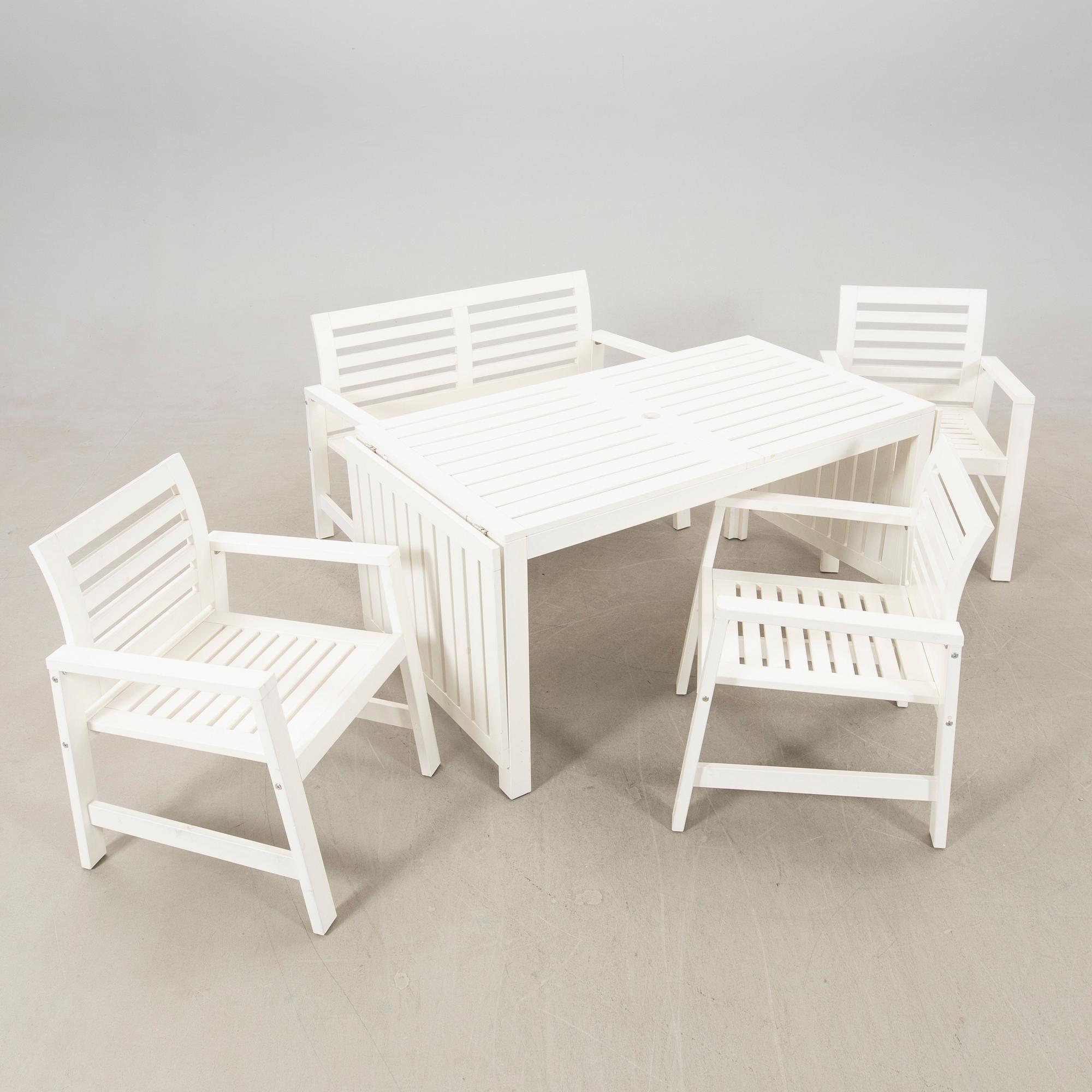 Garden furniture 5 pcs "Äpplarö" IKEA 2000s.