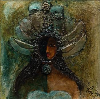TAPIO (ROY) VILPPONEN,  mixed media, signed and dated -35.