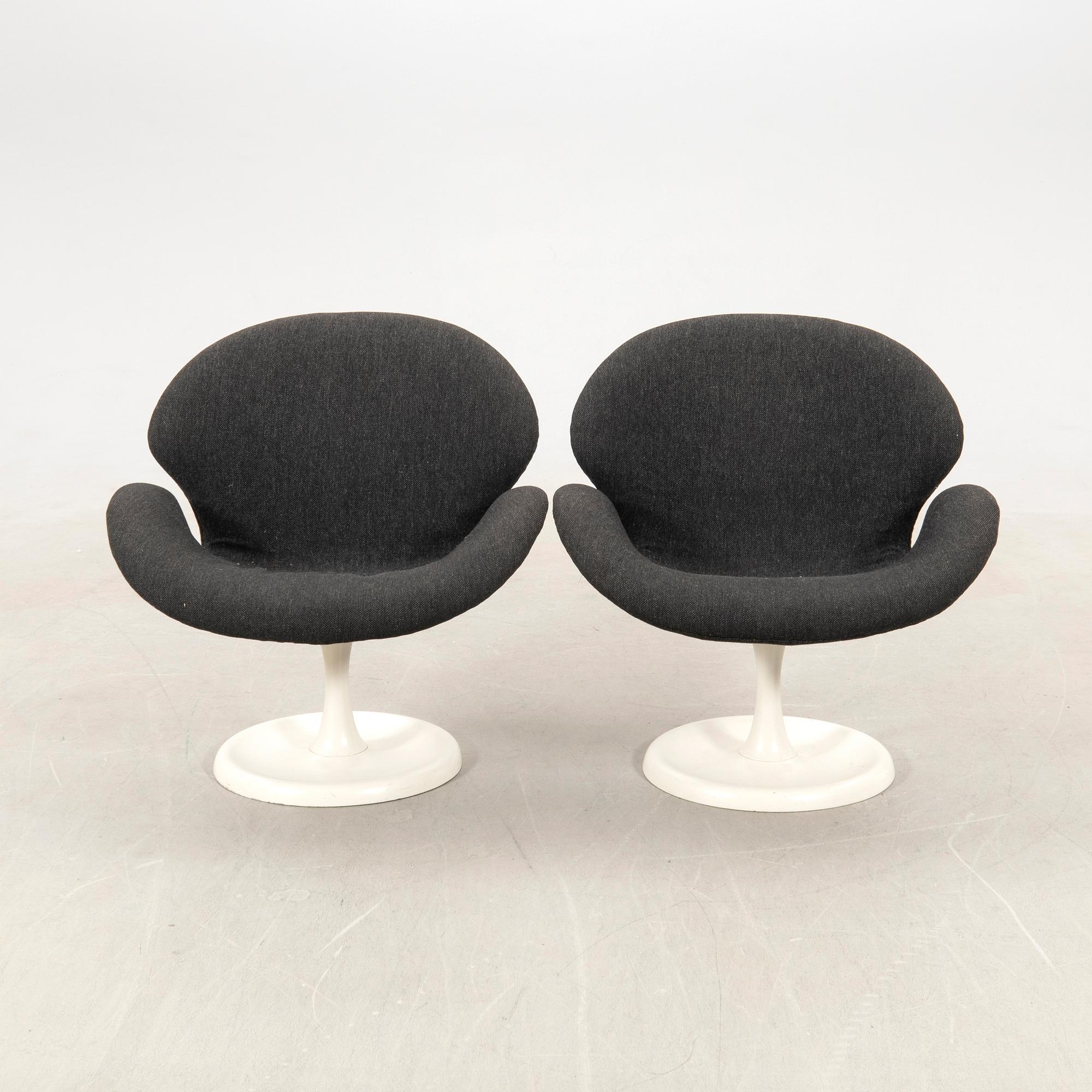 Aage Egeriis, armchairs, a pair, "Orchidee", model 263, Denmark, second half of the 20th century.