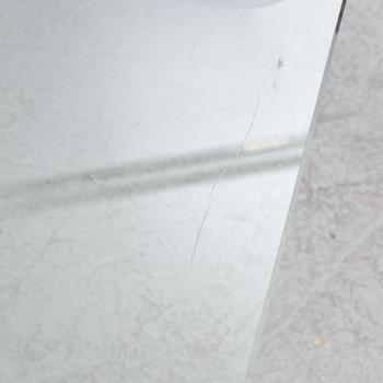 Gae Aulenti, soffbord, "Tavolo con Ruote", Fontana Arte, Italien sent 1900-tal/2000-tal.