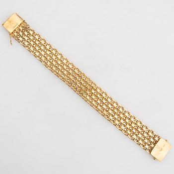 Armband  X-länk 18K guld Mary Kvoch Stockholm 1958.