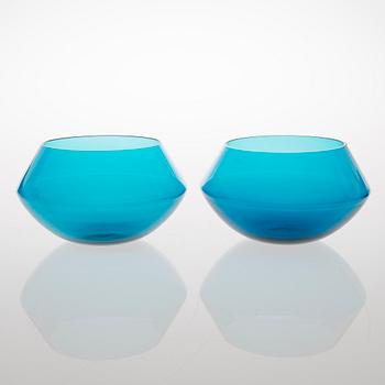 A 25 piece 'Harlekiini' glasswear for Riihimäki Glass, Finland.