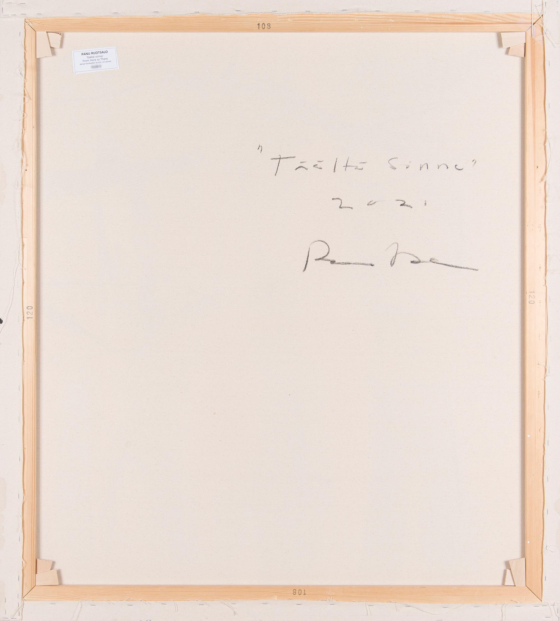 Panu Ruotsalo, "Täältä sinne" (From here to there).