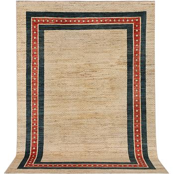 A Gabbeh carpet, c. 91 x 198 cm.