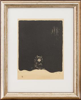 John Bauer · JOHN BAUER, litografi, osignerad.