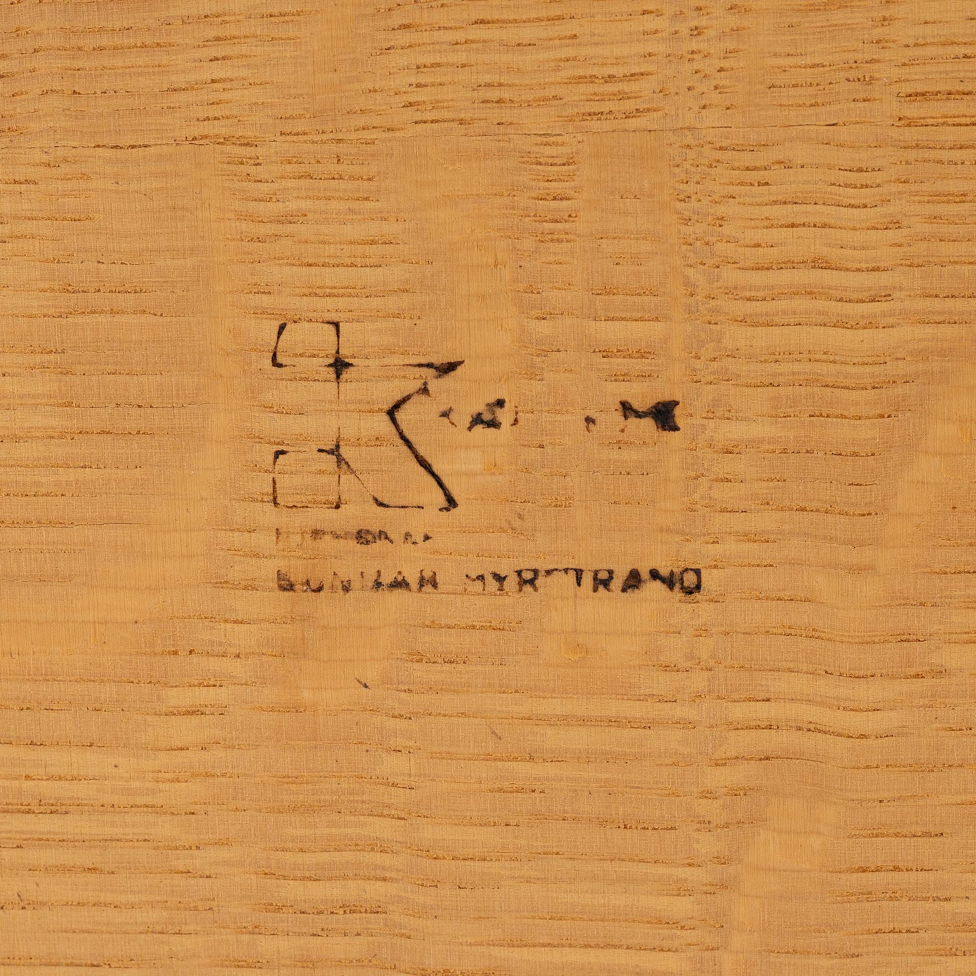 Gunnar Myrstrand, Dining set, 5 pieces, Källemo, 1960s.