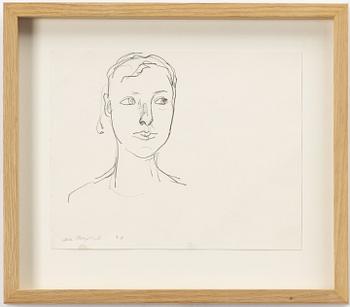 Lena Cronqvist, Self-portrait.