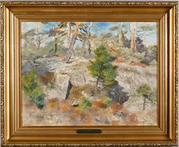 BRUNO LILJEFORS, olja på duk, signerad 1936.