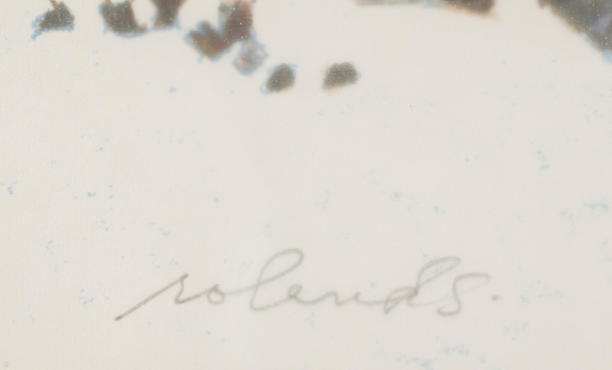 ROLAND SVENSSON, färglitografi, signerad, provtryck.