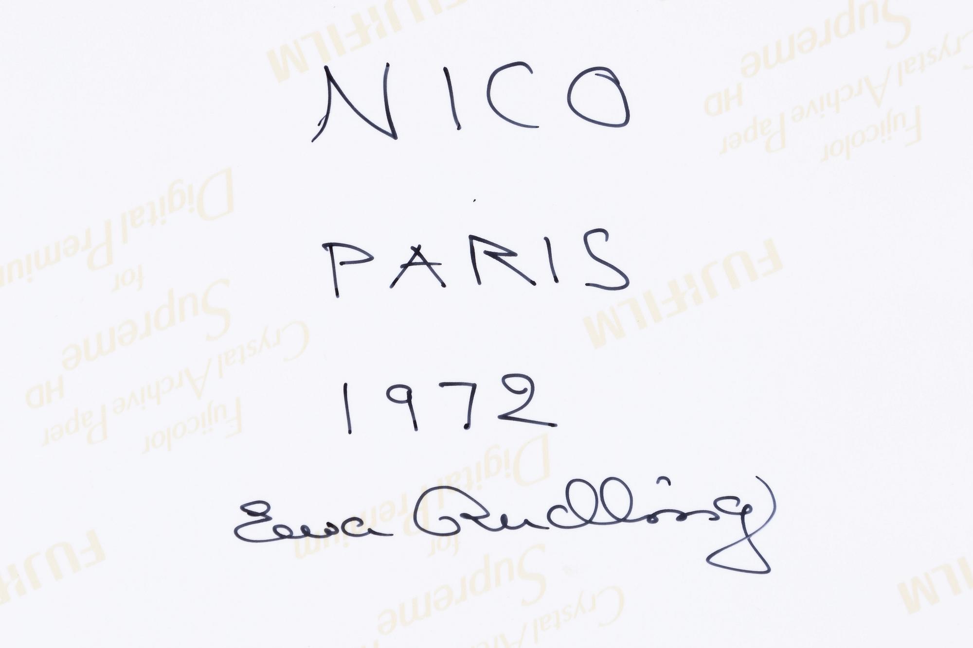 Ewa Rudling, "Nico, Paris 1972".