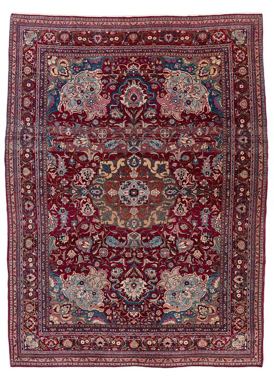 Matta, antik Teheran, norra Persien, ca 363 x 268 cm.