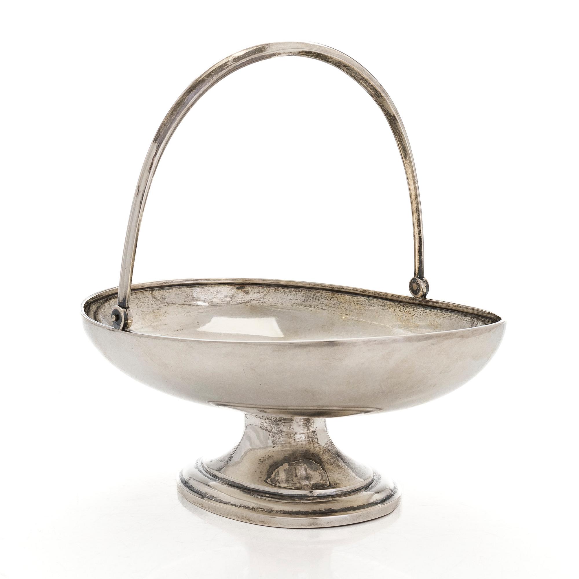 Leipäkori, hopea, Pietari 1889.