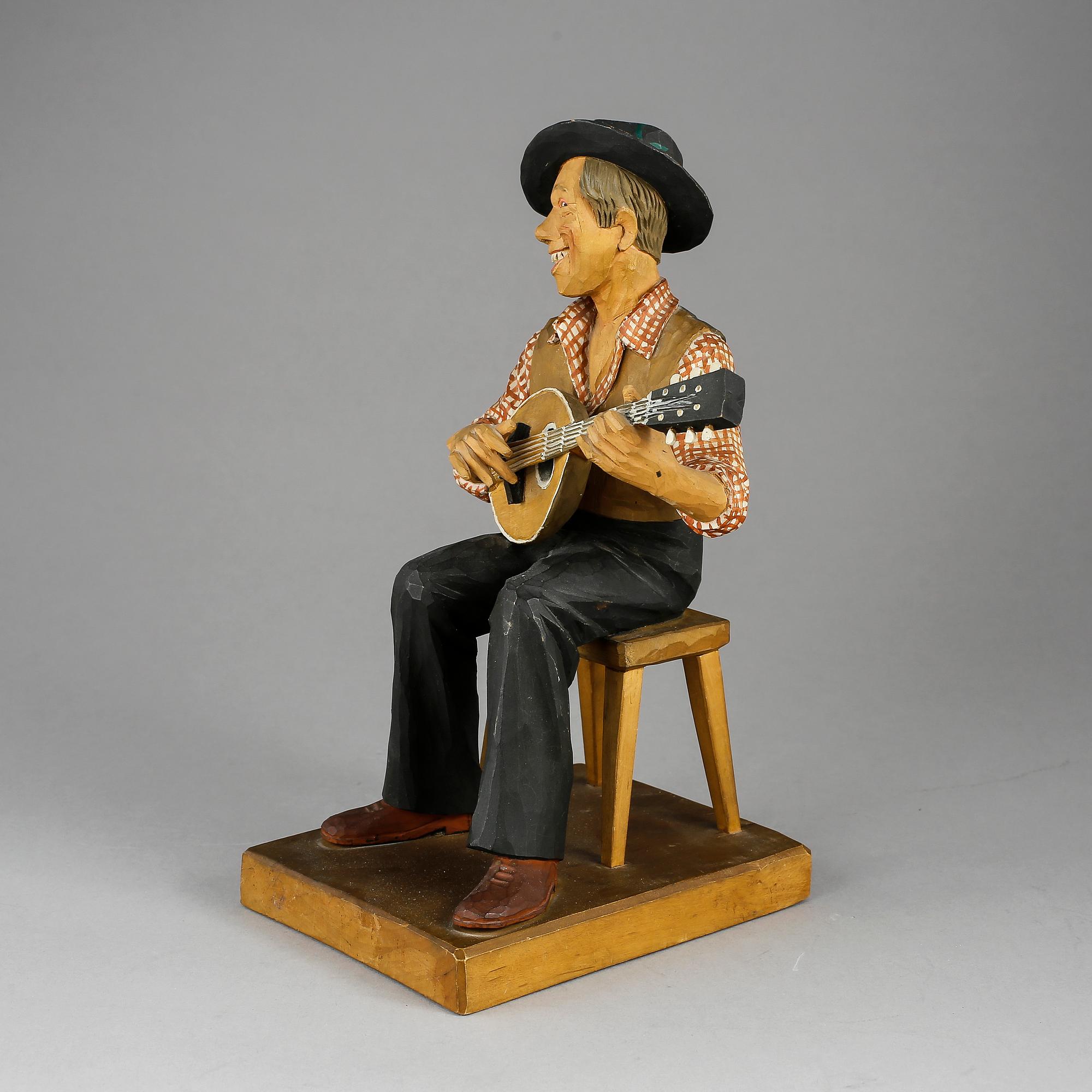 HERMAN ROSELL, träskulptur, 1947.