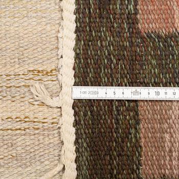 Judith Johansson, matto, "Björkhult", flat weave, ca 362,5-365 x 238-240,5 cm, signed JJ.