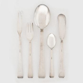 Württembergische Metallwarenfabrik (WMF), Cutlery, 15 pcs, silver, Germany.