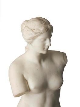 "Venus de Milo", troligen Italien, Grand Tour-souvenir, 1800-tal.