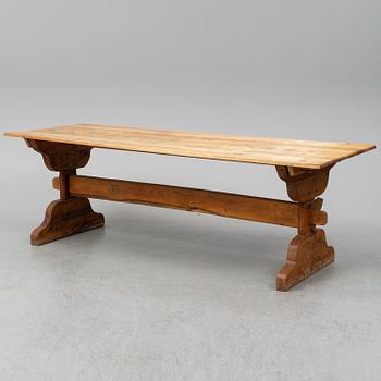 A 19th Century vernacular pine table.