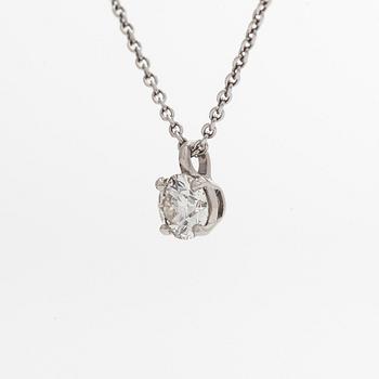 De Beers, halsband, platina med briljantslipad diamant.
