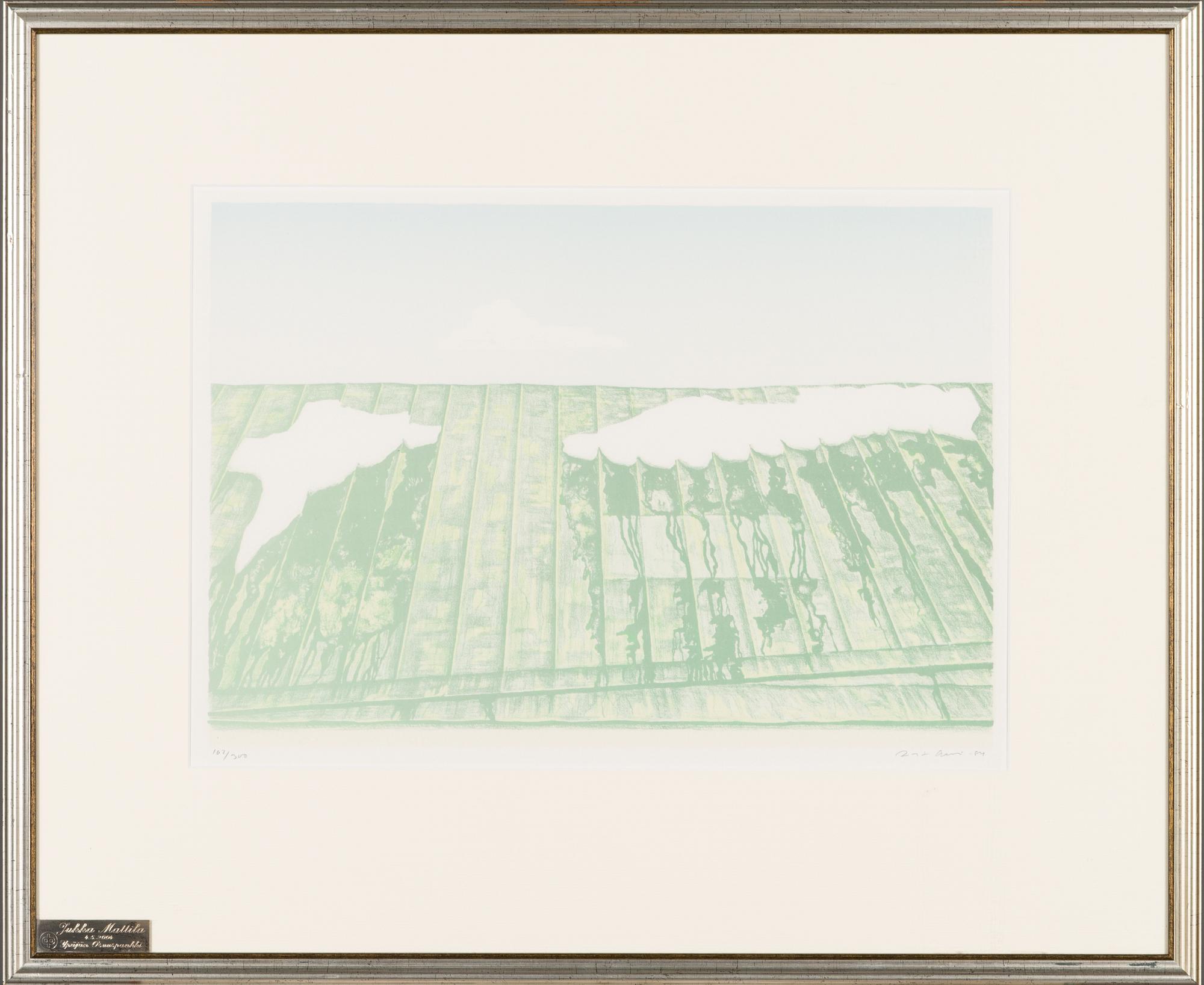 Risto Suomi, lithograph, signed and dated -84, numrerad 162/300.