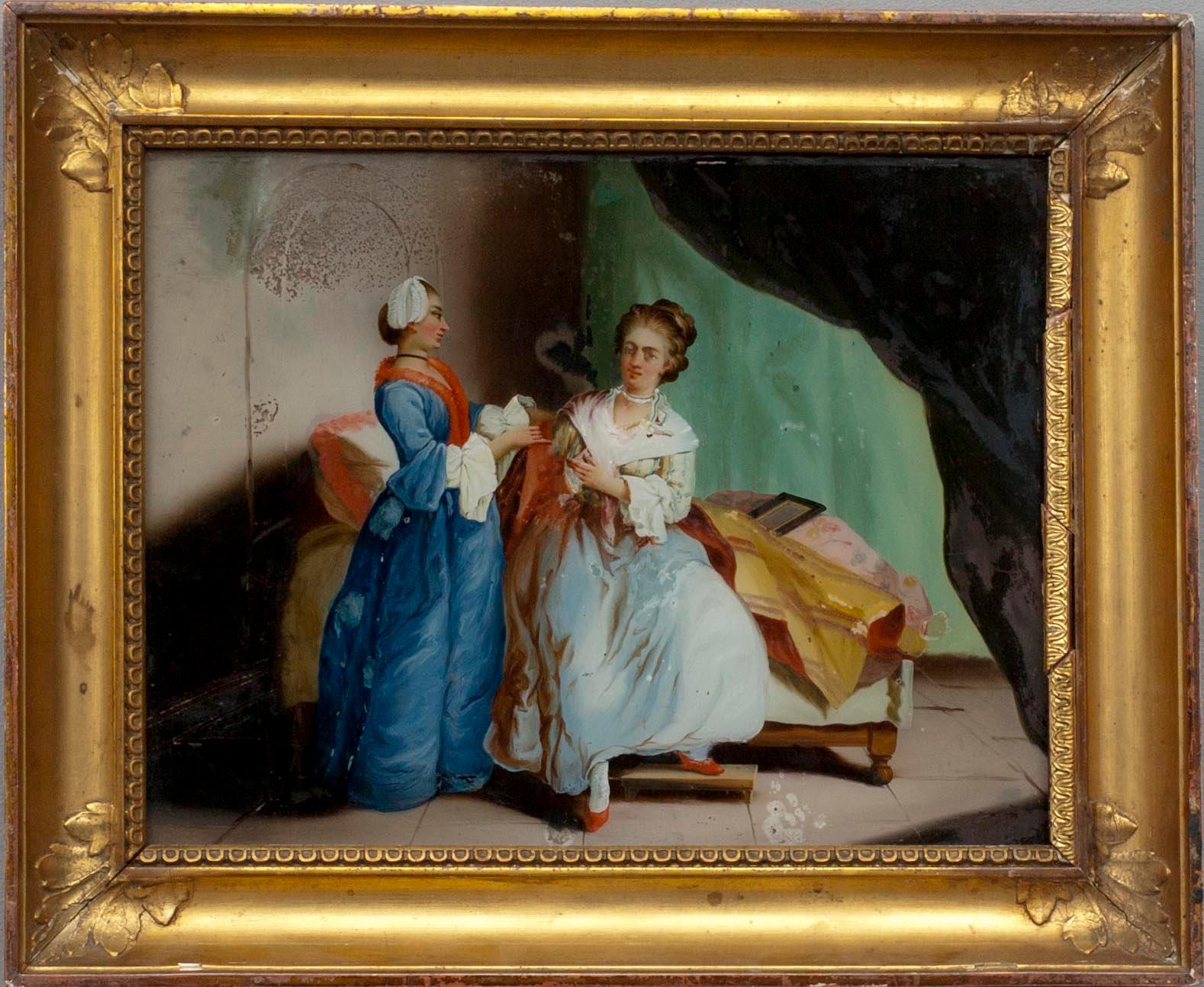 OKÄND KONSTNÄR, glasmålning, trol. England, 1800-tal.