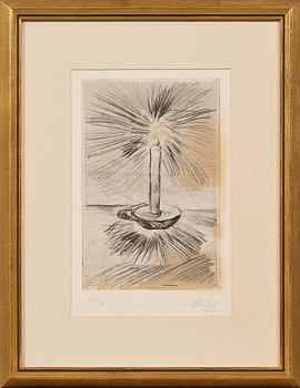 Evert Lundquist · EVERT LUNDQUIST, etsning, signerad och numrerad 12/50.