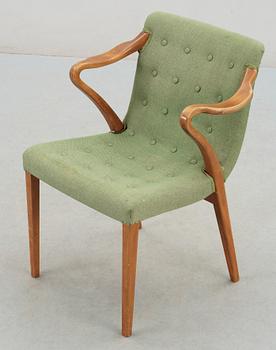 KARMSTOL, "modell 1522", Axel Larsson, Bodafors, formgiven 1935.