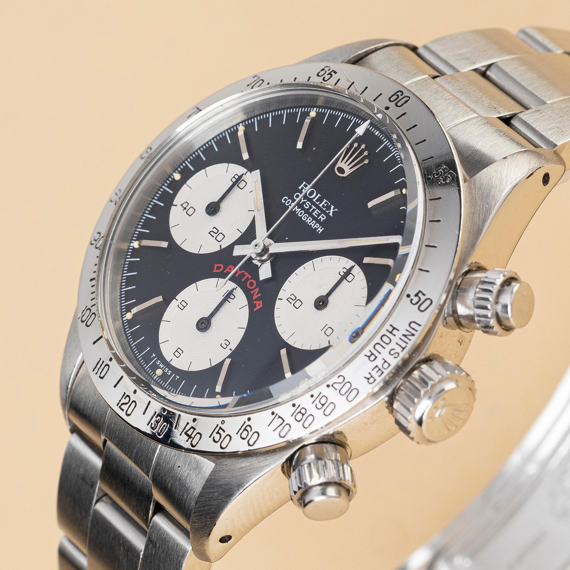 Rolex, Oyster Cosmograph, Daytona, "Big Red", ca 1980.