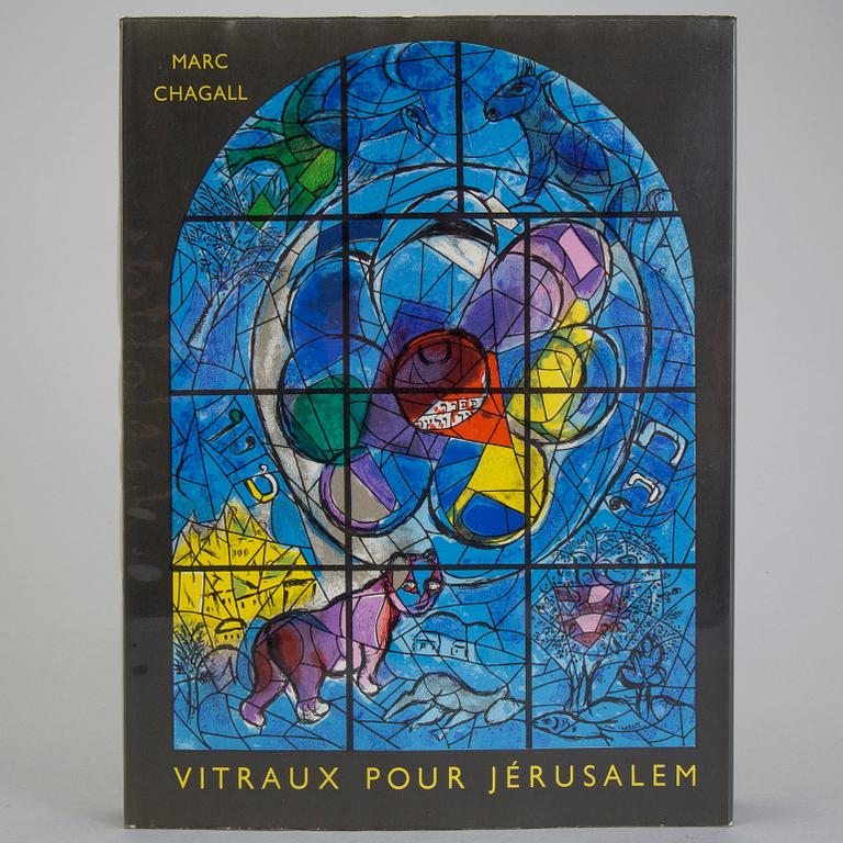 MARC CHAGALL, books (3), with, in total, nine lithographs in colour.